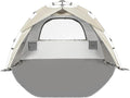 Beach Tent Pop Up Beach Sun Shade Tent with UPF 50+ UV Protection, Removable Floor Zippered Privacy & Ventilation Sun Shelter Family 3 to 4 Person