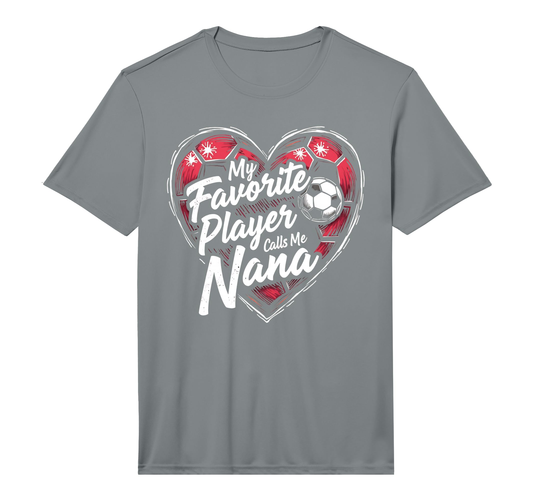 Proud Soccer Nana Funny Grandma Lover T-Shirt - Trendy Graphic Unisex