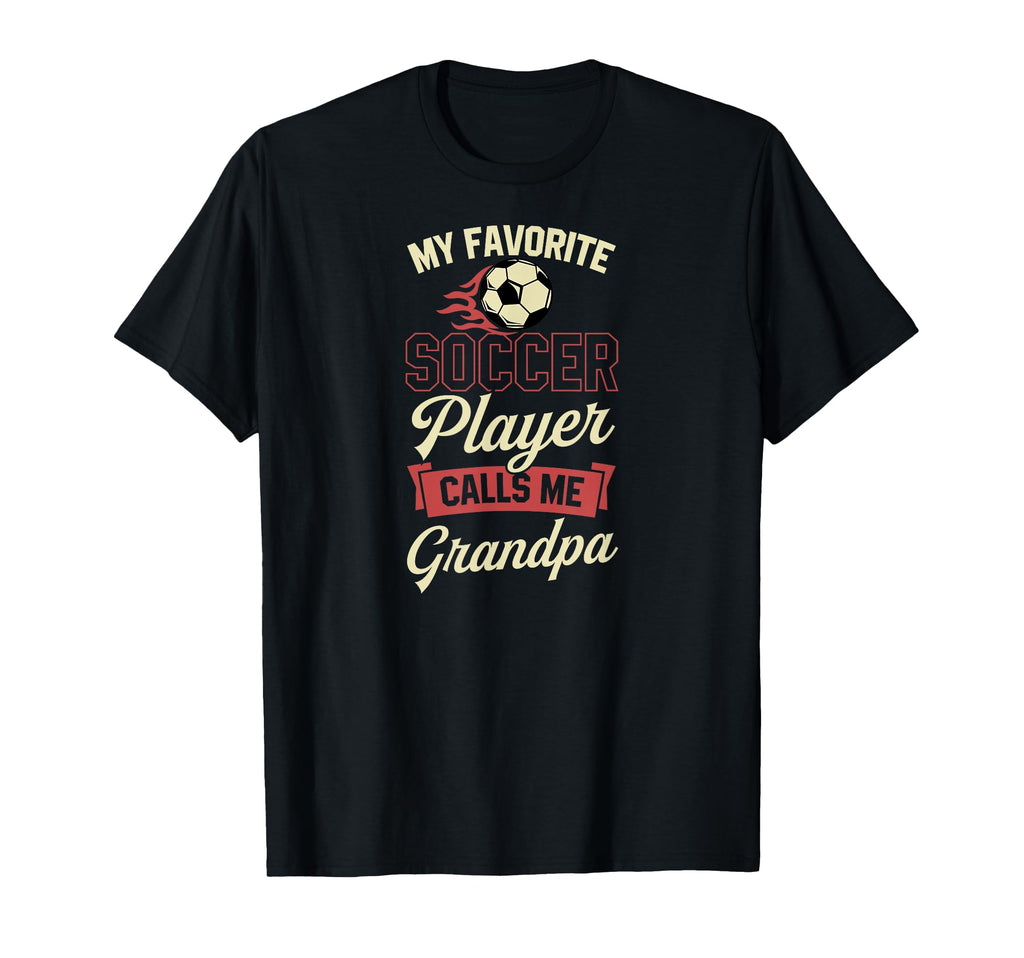 My Favorite Soccer Player Calls Me T-Shirt - Graphic Print Men Women