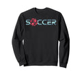 Soccer Football Ball Soccer Player Sweatshirt - Novelty Apparel Men Women