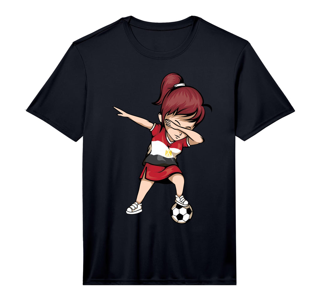 Dabbing Soccer Egypt Egyptian Football T-Shirt - Aesthetic Graphic Unisex