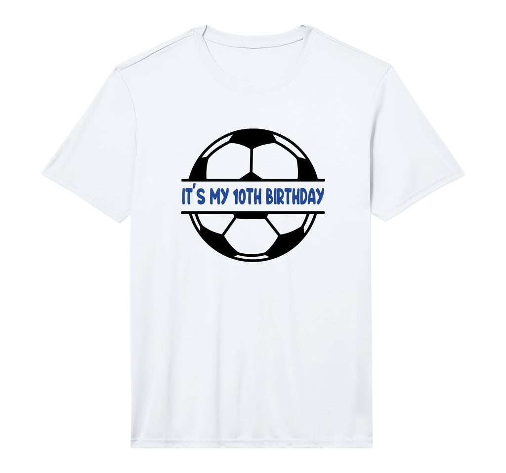 Its My 10Th Birthday Soccer Player T-Shirt - Fun Novelty Design Men Women