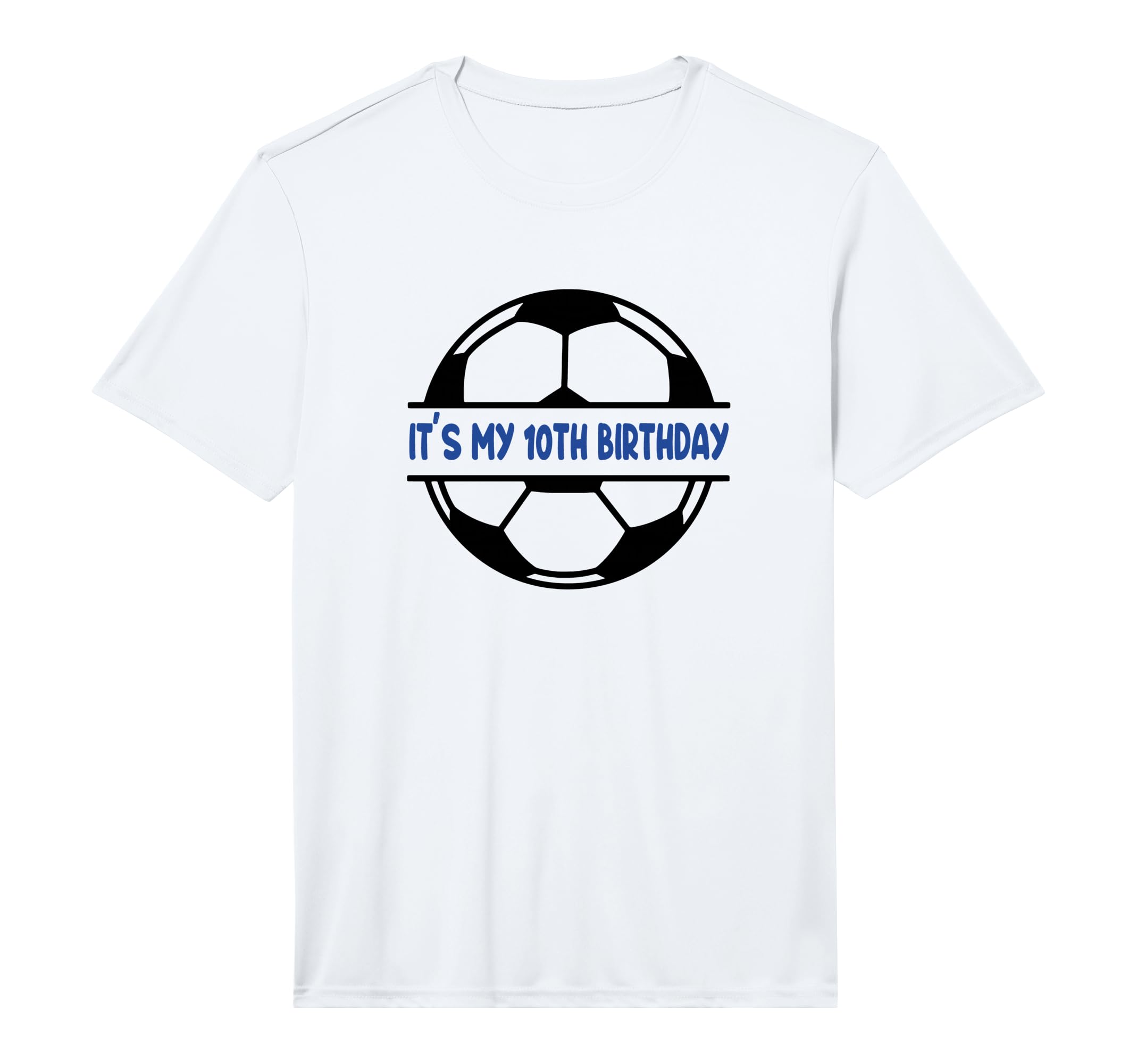 Its My 10Th Birthday Soccer Player T-Shirt - Fun Novelty Design Men Women