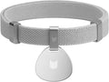 Safety Cat Collar and ID Tag Set - Elastic Quick Release, Non Breakaway Cat Collar Personalized Anodized Aluminum Engraved Pet Name Tag, Lightweight for Kitten Small Large Cats