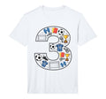 Mens 3Rd Birthday 3 Year Old Football T-Shirt - Novelty Apparel Men Women