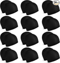 Bonuci 24 Pieces Cloth Elastic Swim Cap Bulk Comfortable Fabric Swimming Hat Elasticity Swimming Pool Cap Lightweight Bathing Caps for Women Men Kids Unisex, Not Waterproof