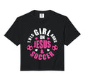This Runs Jesus And Soccer Gifts Comfort Hoodie - Trendy Graphic Men Women