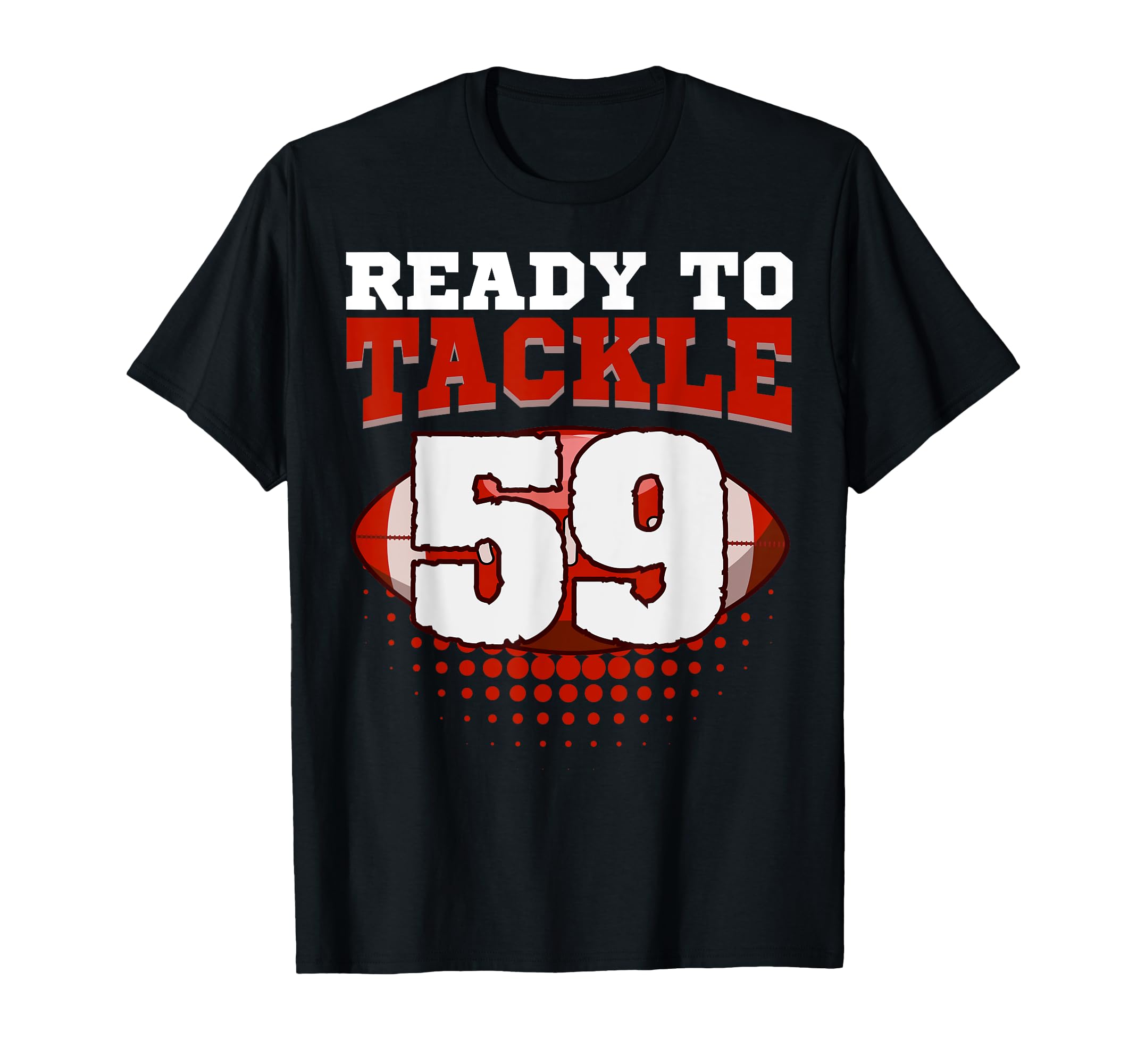 Football 59Th Birthday Player T-Shirt - Fun Novelty Design Men Women