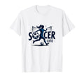 Soccer Is Life Womens Passion Beautiful T-Shirt - Novelty Apparel Unisex