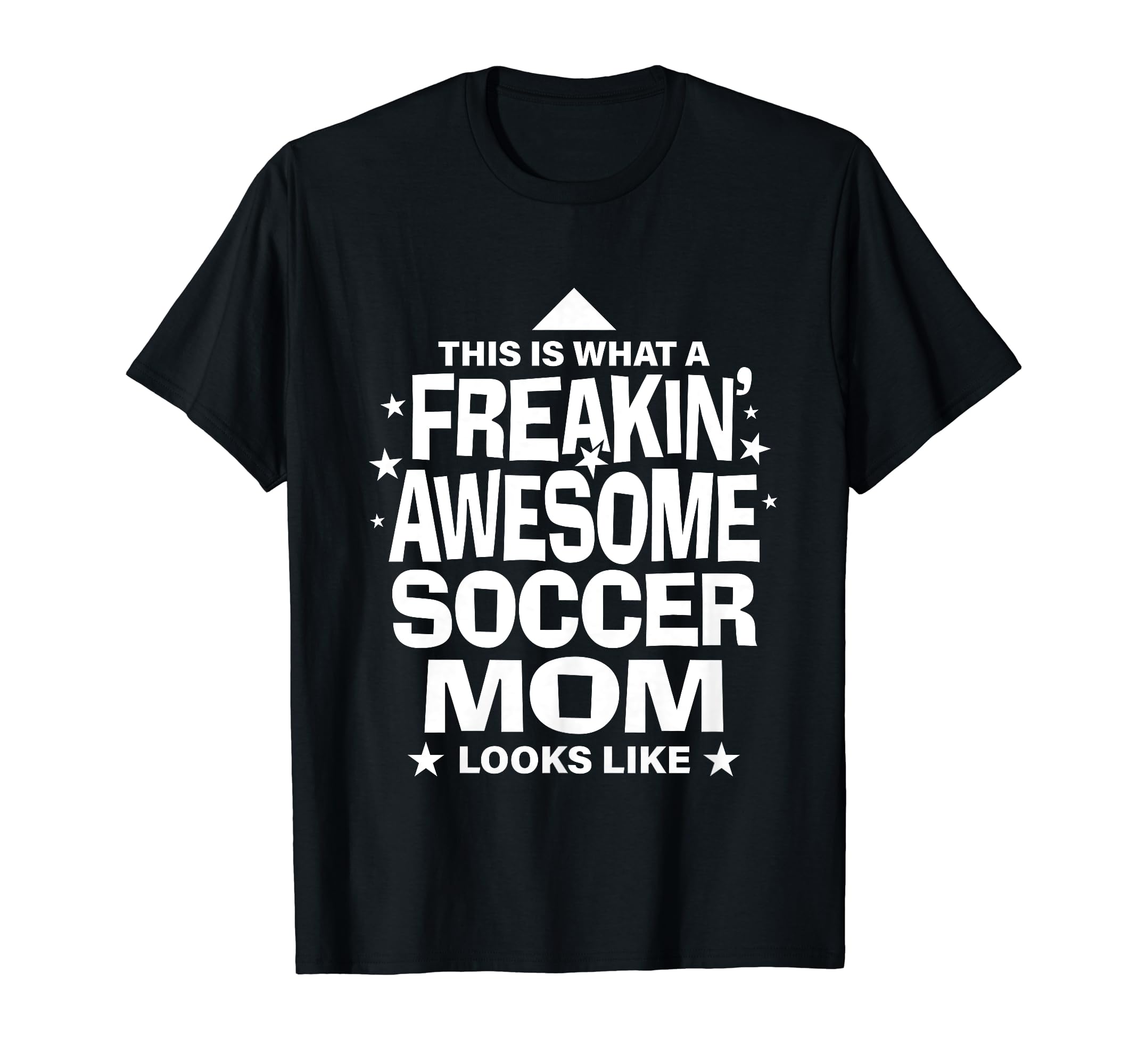 Freakin Awesome Soccer Mom Funny T-Shirt - Trendy Graphic for Adults