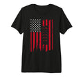 Us Flag Soccer Sport Soccer Player T-Shirt - Aesthetic Graphic Unisex