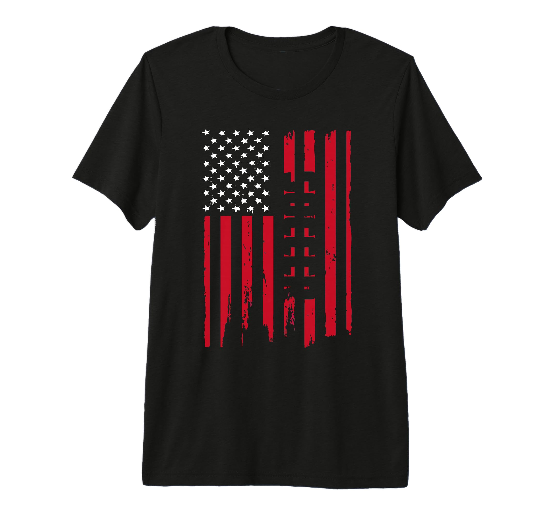 Us Flag Soccer Sport Soccer T-Shirt - Casual Everyday Wear for Adults