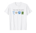 Soccer Tis Season Game Day Watercolor T-Shirt - Trendy Graphic for Adults