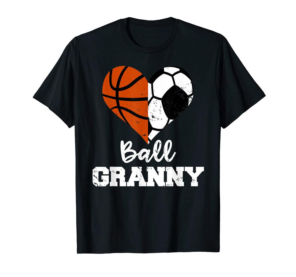 Ball Granny Heart Funny Soccer T-Shirt - Aesthetic Graphic Men Women