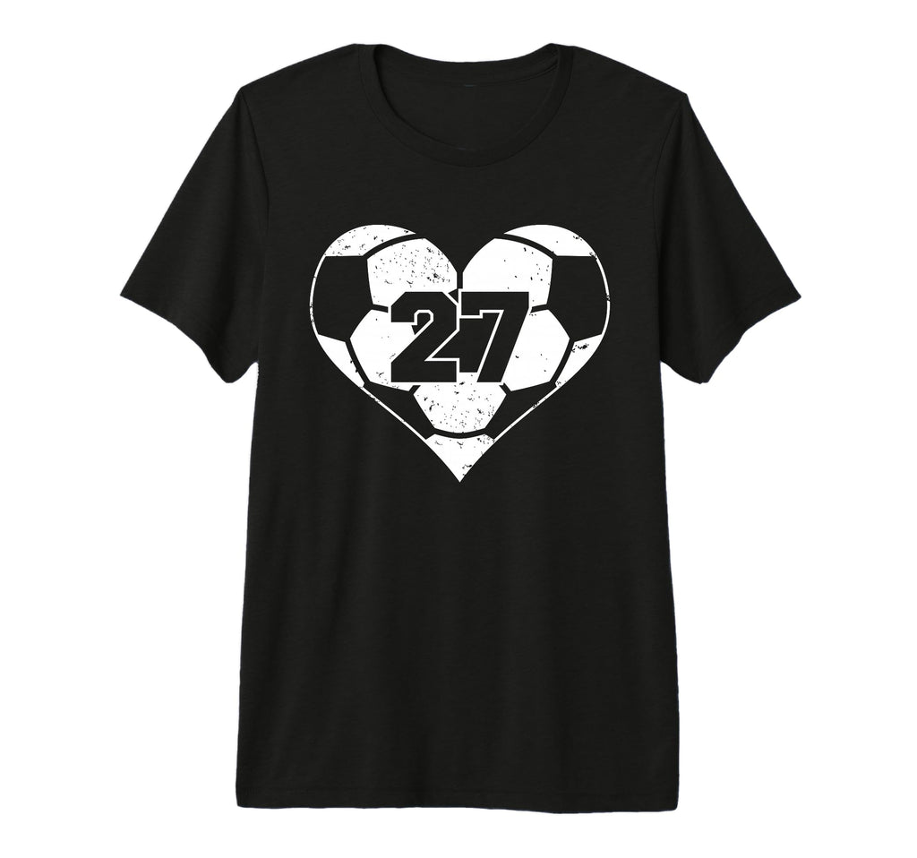 Soccer Number 27 Jersey Funny Soccer T-Shirt - Aesthetic Graphic Unisex