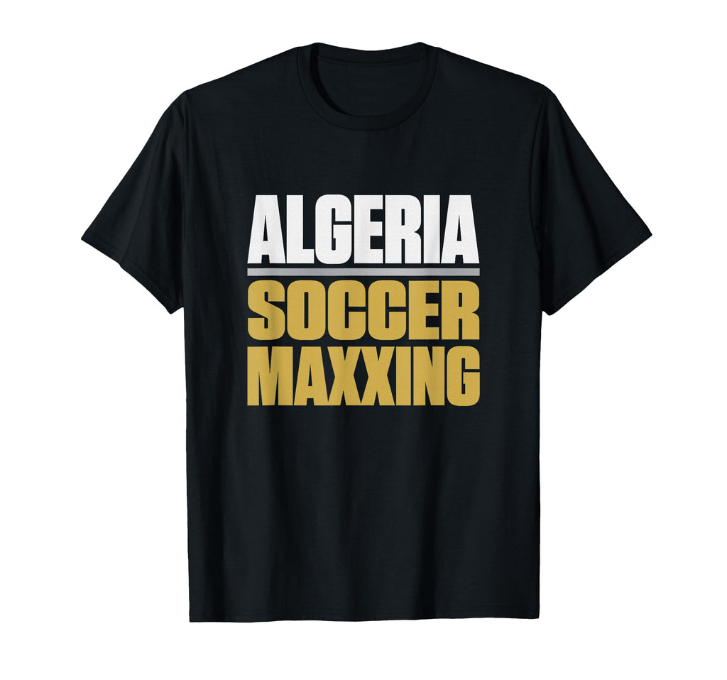 Algeria Soccermaxxing Soccer Fan T-Shirt - Casual Everyday Wear for Adults