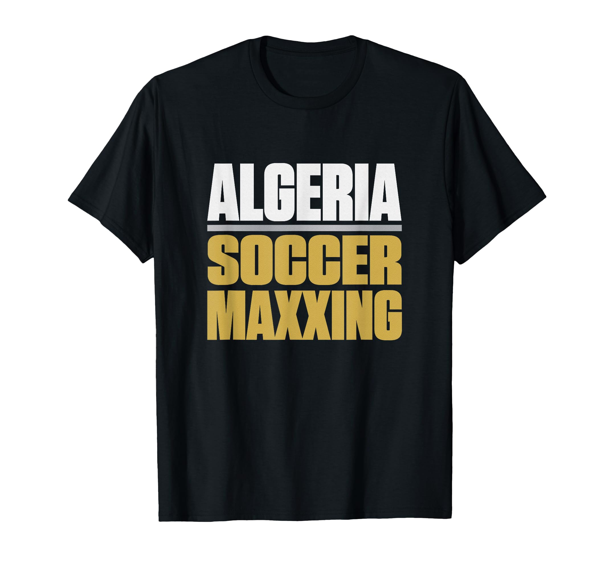 Algeria Soccermaxxing Soccer Fan T-Shirt - Aesthetic Graphic for Adults