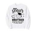 2027 Senior Soccer Brother Proud Sweatshirt - Minimalist Print Men Women