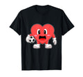 Heart Soccer Player Soccer Sports T-Shirt - Aesthetic Graphic for Adults