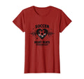 Soccer Heart Beats Strongest Athletic T-Shirt - Custom Art Print Men Women