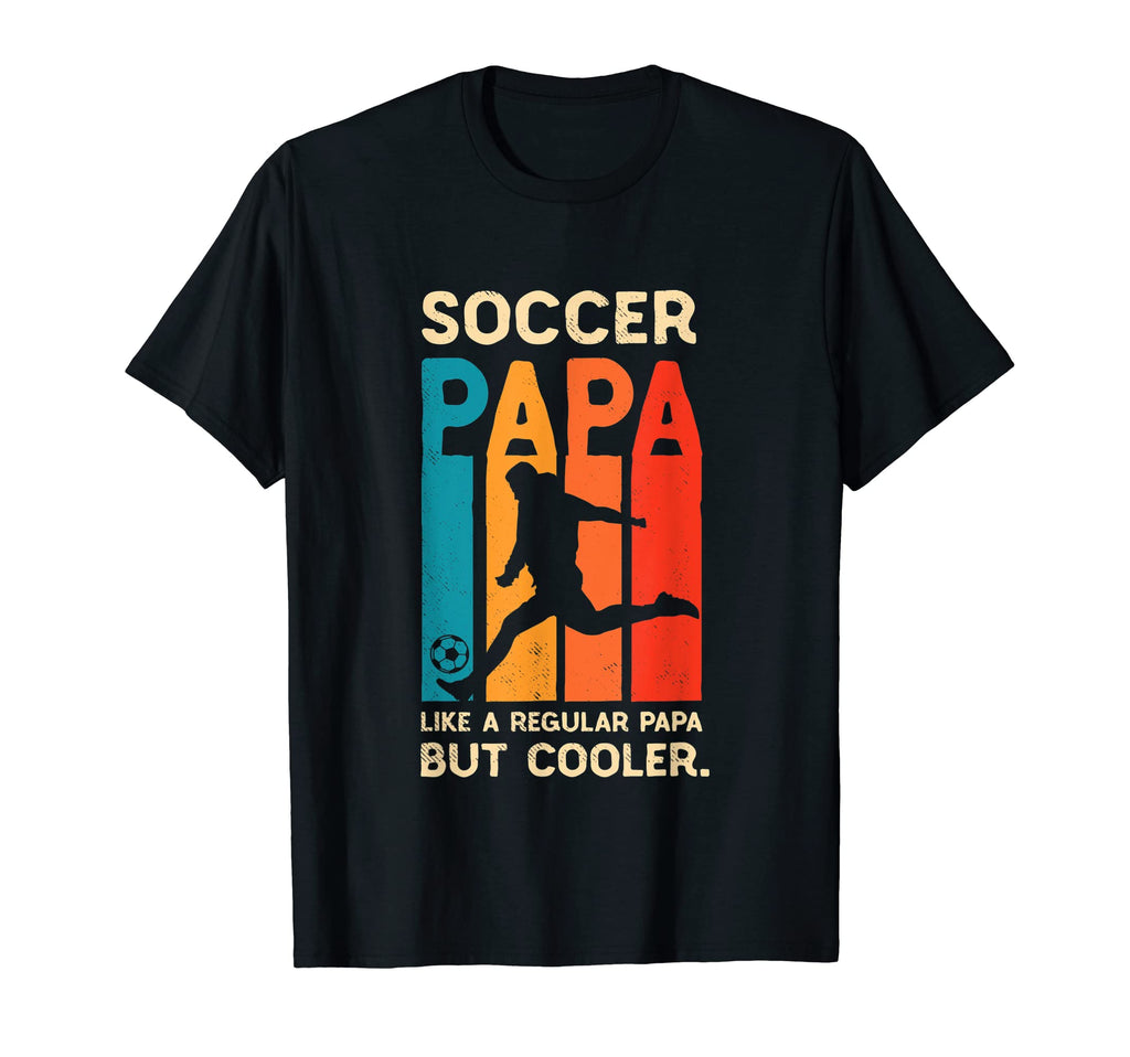 Soccer Art Cooler Papa Art T-Shirt - Unique Graphic Unisex