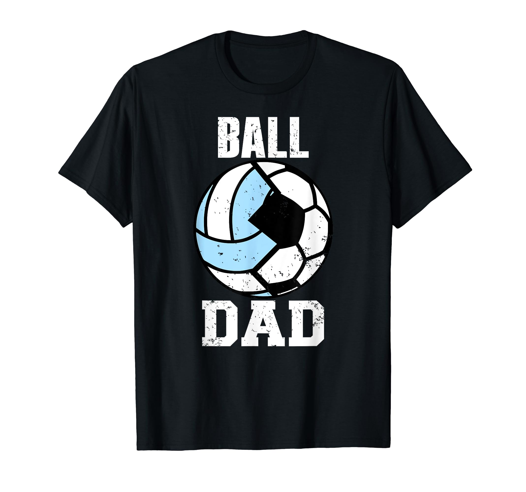 Ball Dad Funny Soccer Volleyball Dad T-Shirt - Streetwear Style for Adults