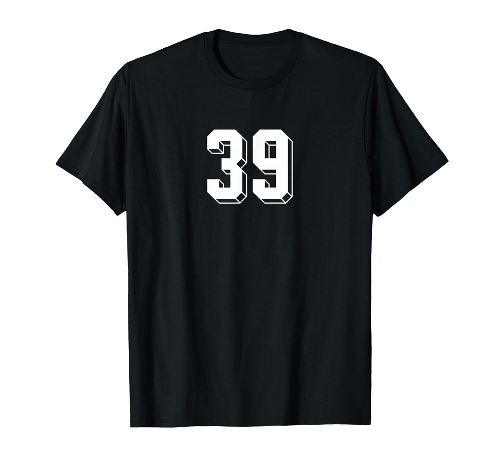 Number 39 80S 90S Soccer Team Jersey T-Shirt - Unique Graphic Unisex