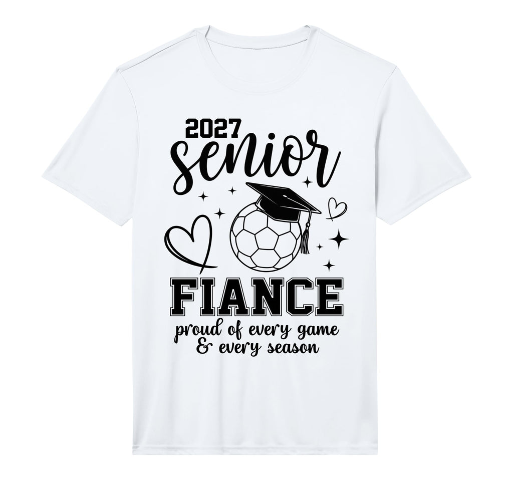 2027 Senior Soccer Fiance Proud Family T-Shirt - Streetwear Style Unisex