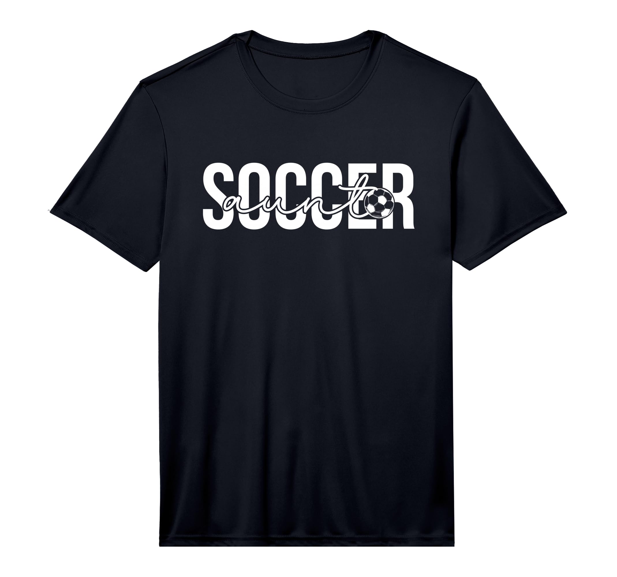 Mens Soccer Aunt Proud Aunt Soccer T-Shirt - Novelty Apparel Men Women