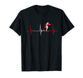 Canada Heartbeat Ekg Pulse Canadian Flag T-Shirt - Minimalist Print Unisex
