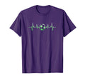 Soccer Heartbeat Sports Soccer Gift Shirts T-Shirt - Novelty Apparel Unisex