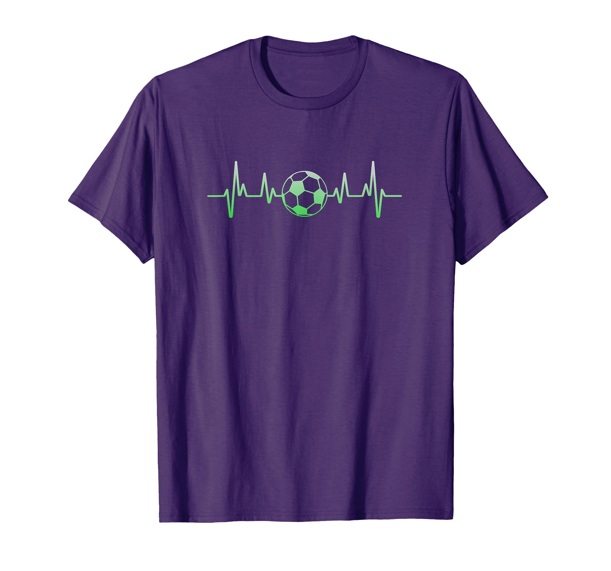 Soccer Heartbeat Sports Soccer Gift Shirts T-Shirt - Novelty Apparel Unisex