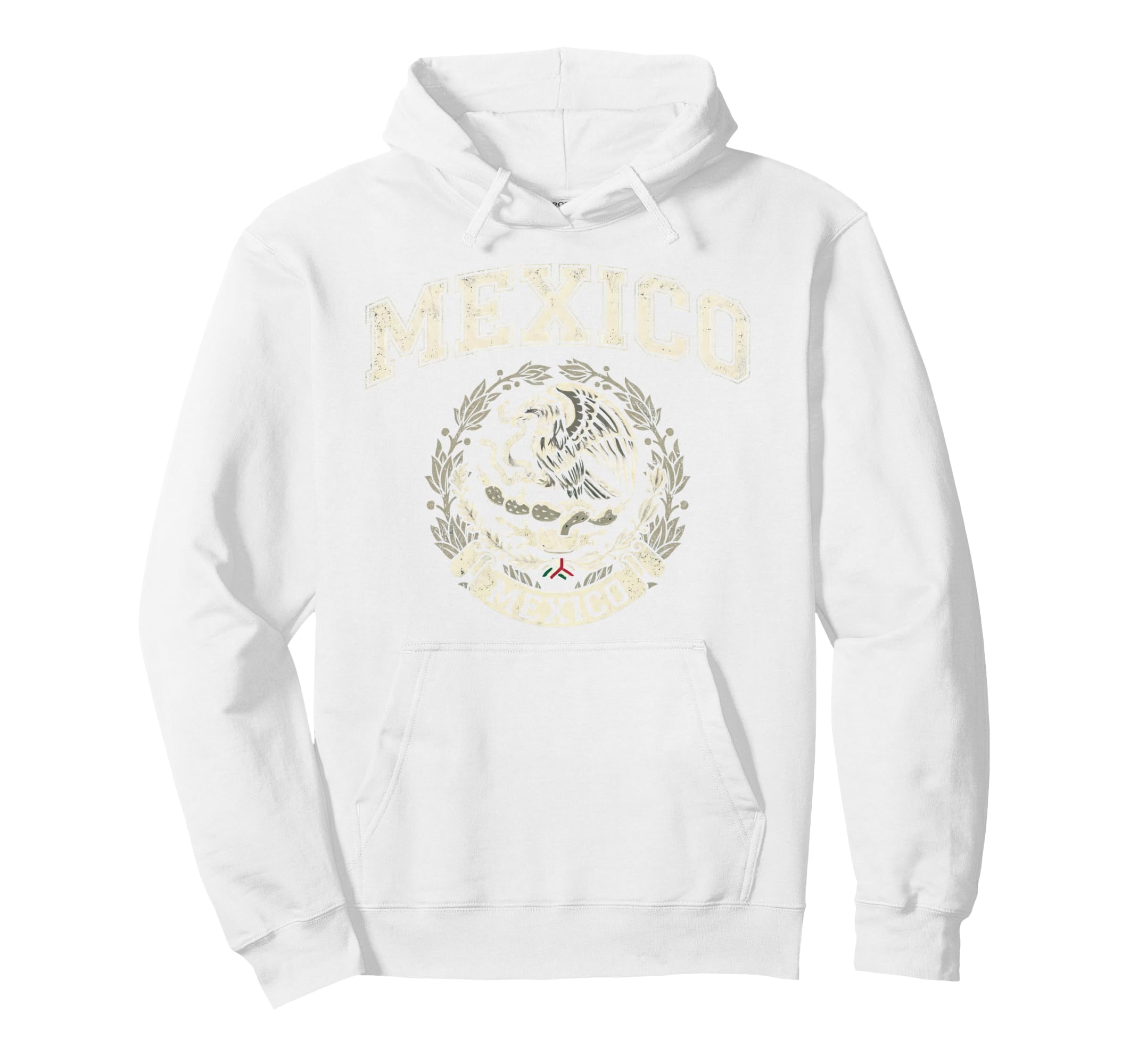 Mexico Flag Mexican Hispanic Pride Hoodie - Casual Everyday Wear Unisex