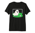 Funny Ghost Soccer Goalie Halloween T-Shirt - Aesthetic Graphic Unisex
