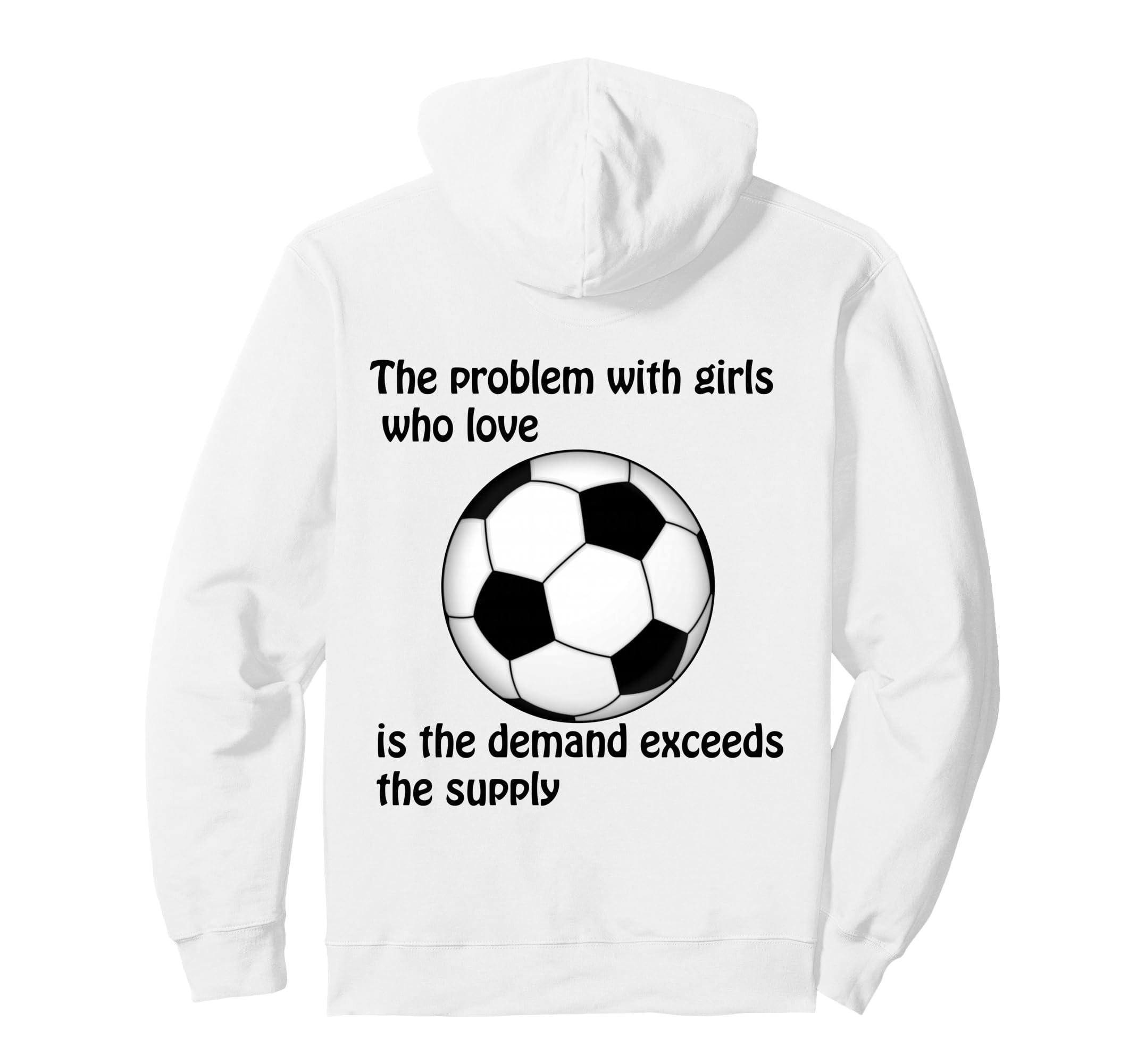 Soccer Problem Who Love Hoodie - Trendy Graphic for Adults