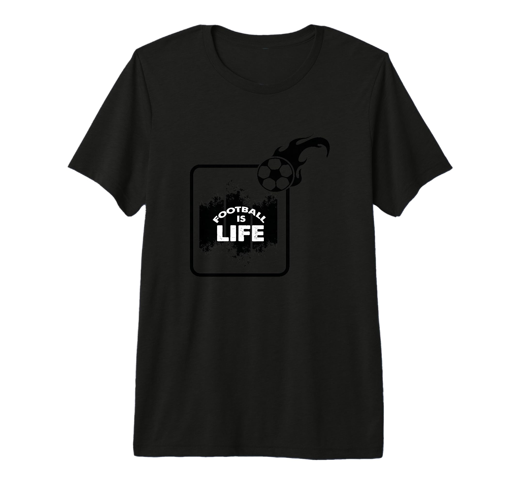 Football Fan Soccer Lover Football Is T-Shirt - Minimalist Print Unisex