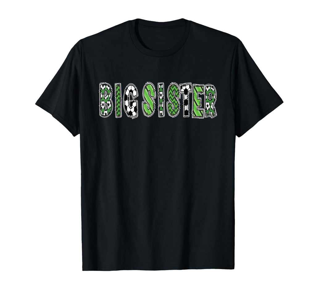 Soccer Big Sister Birthday Party T-Shirt - Custom Art Print Unisex