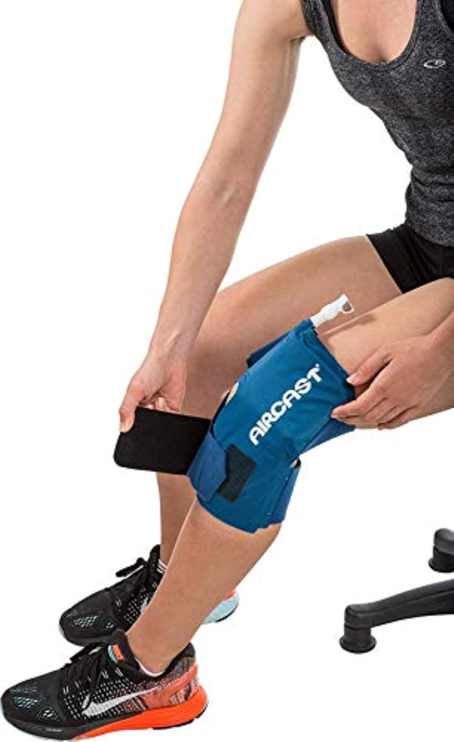 Aircast Cryo Knee Cuff, Medium, Cold Therapy for Knee Pain & Swelling, 18-23 in (Cuff ONLY)