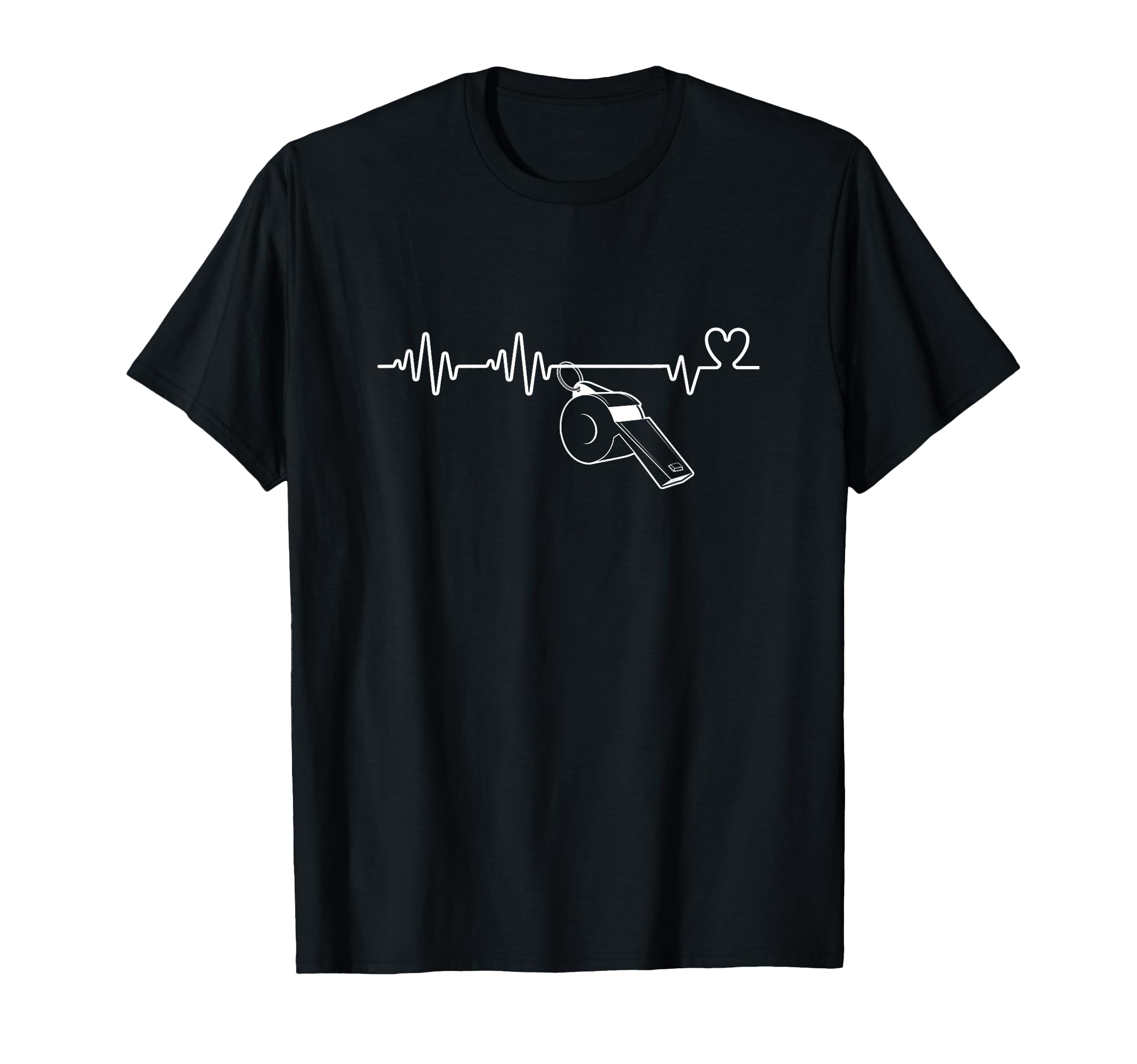 Umpire Heartbeat Funny Referee T-Shirt - Fun Novelty Design Men Women