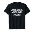 Just Who Loves Soccer T-Shirt - Trendy Graphic for Adults