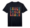 Mens Coach Groovy Colorful Coaching T-Shirt - Graphic Print Unisex