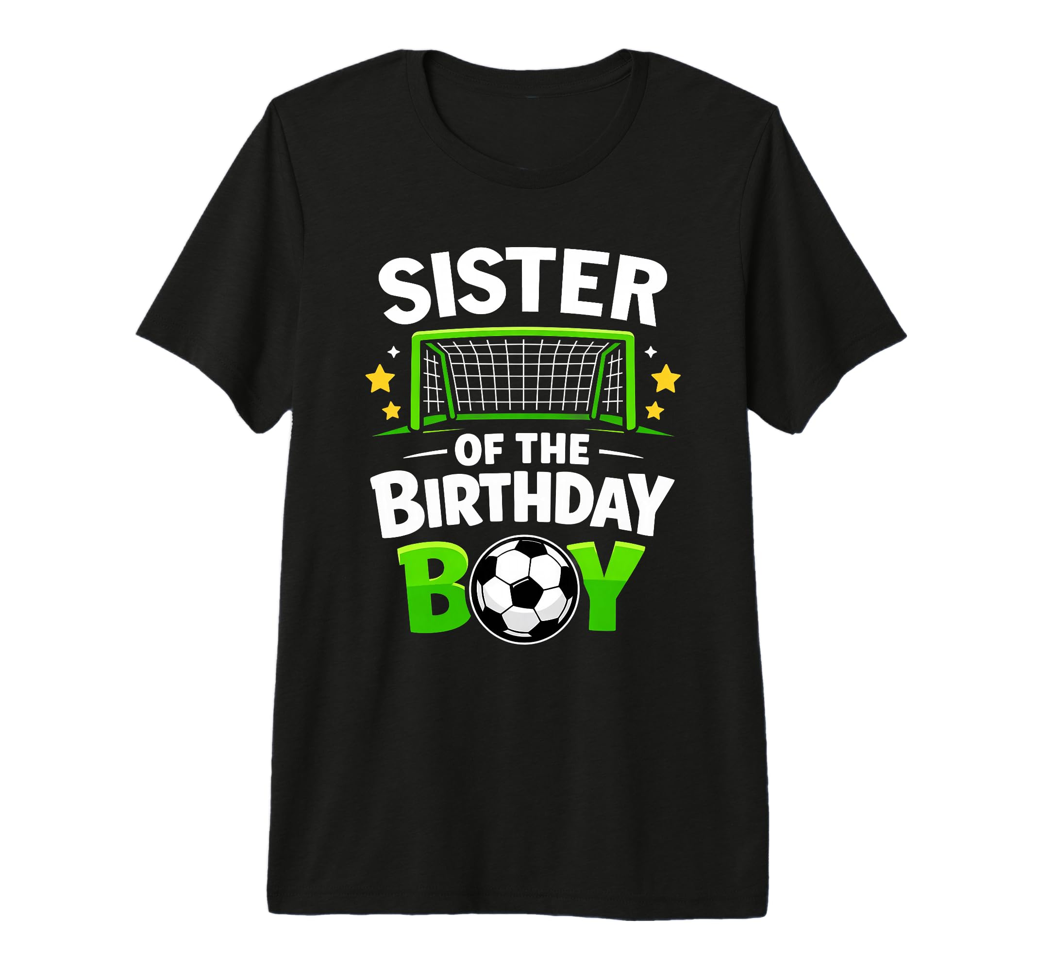 Sister Birthday Soccer Ball Tri Blend T-Shirt - Streetwear Style Men Women