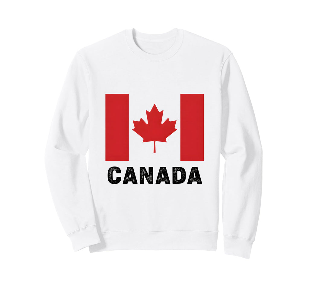 Retro10 Canada Soccer Football Flag Fans Sweatshirt - Graphic Print Unisex