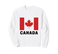 Retro10 Canada Soccer Football Flag Fans Sweatshirt - Graphic Print Unisex