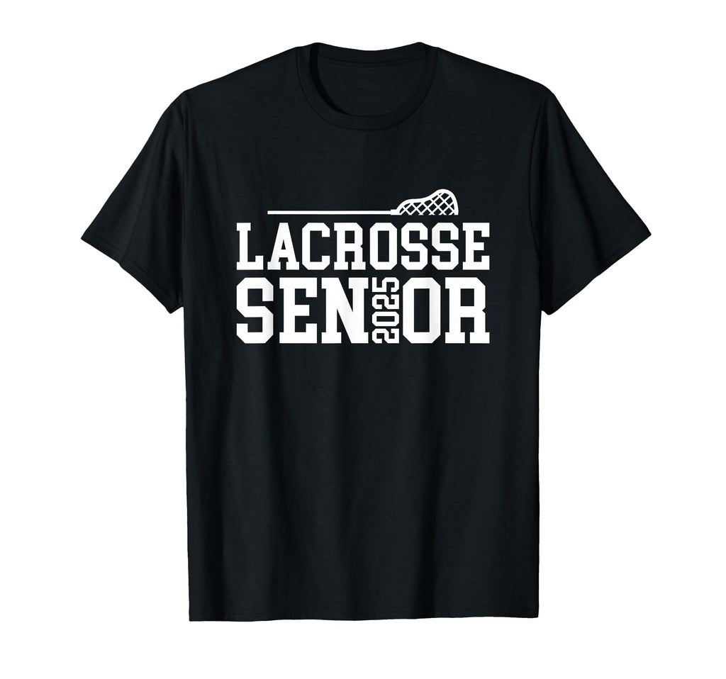 Class 2025 Lacrosse Senior Night T-Shirt - Fun Novelty Design for Adults