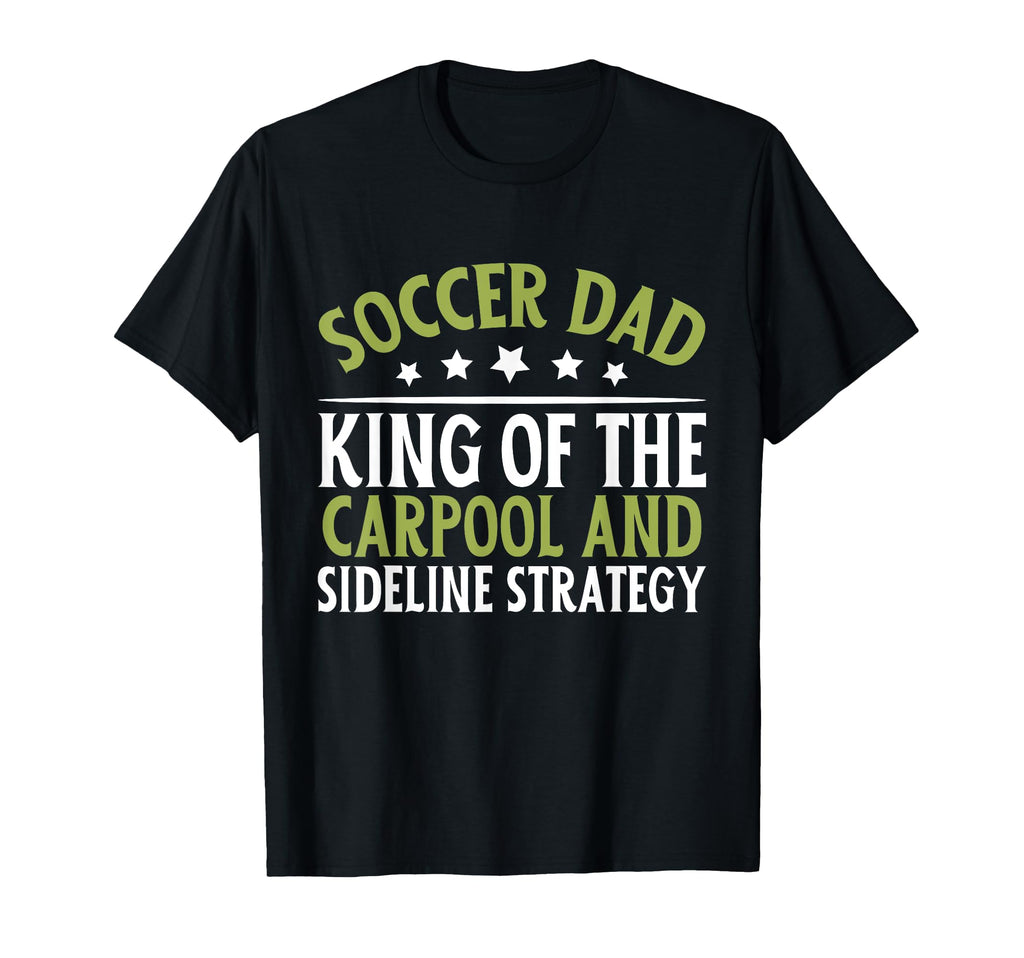 King Carpool And Sideline Strategy T-Shirt - Trendy Graphic Men Women