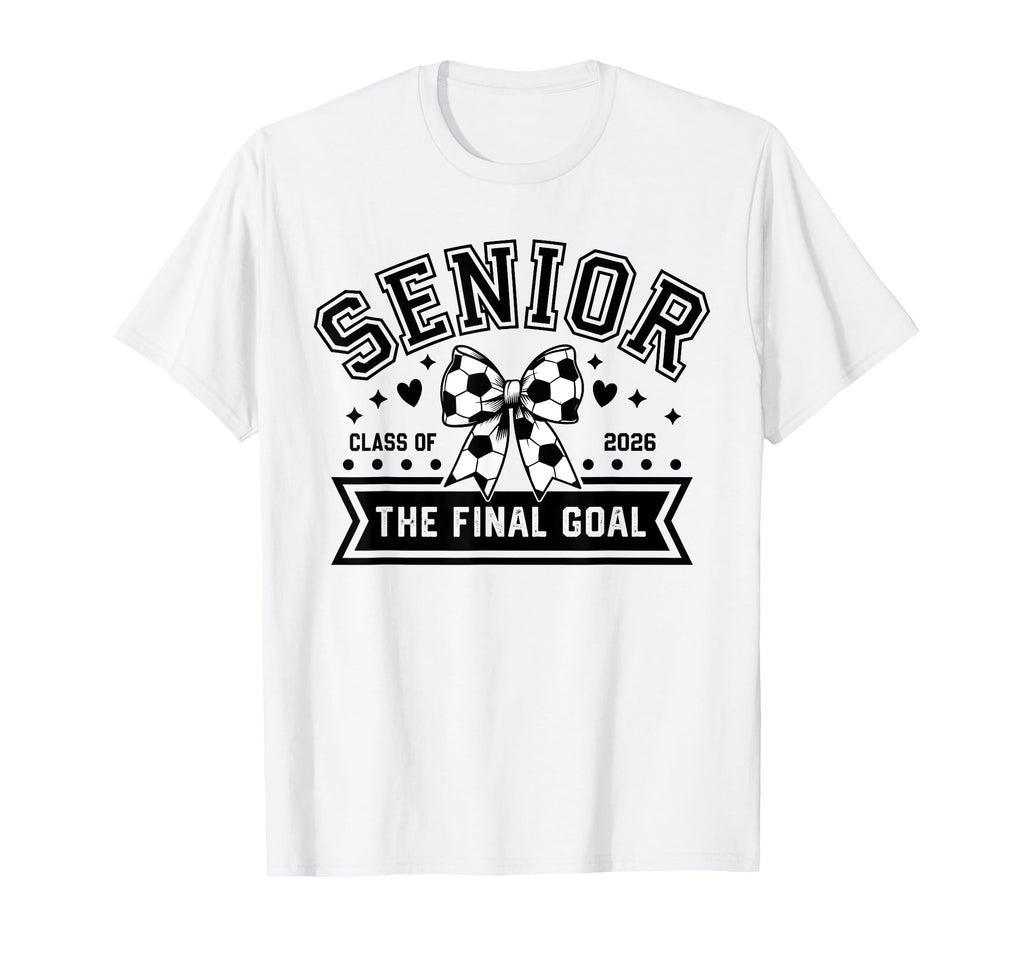 Senior Soccer Class 2026 Soccer T-Shirt - Unique Graphic Men Women