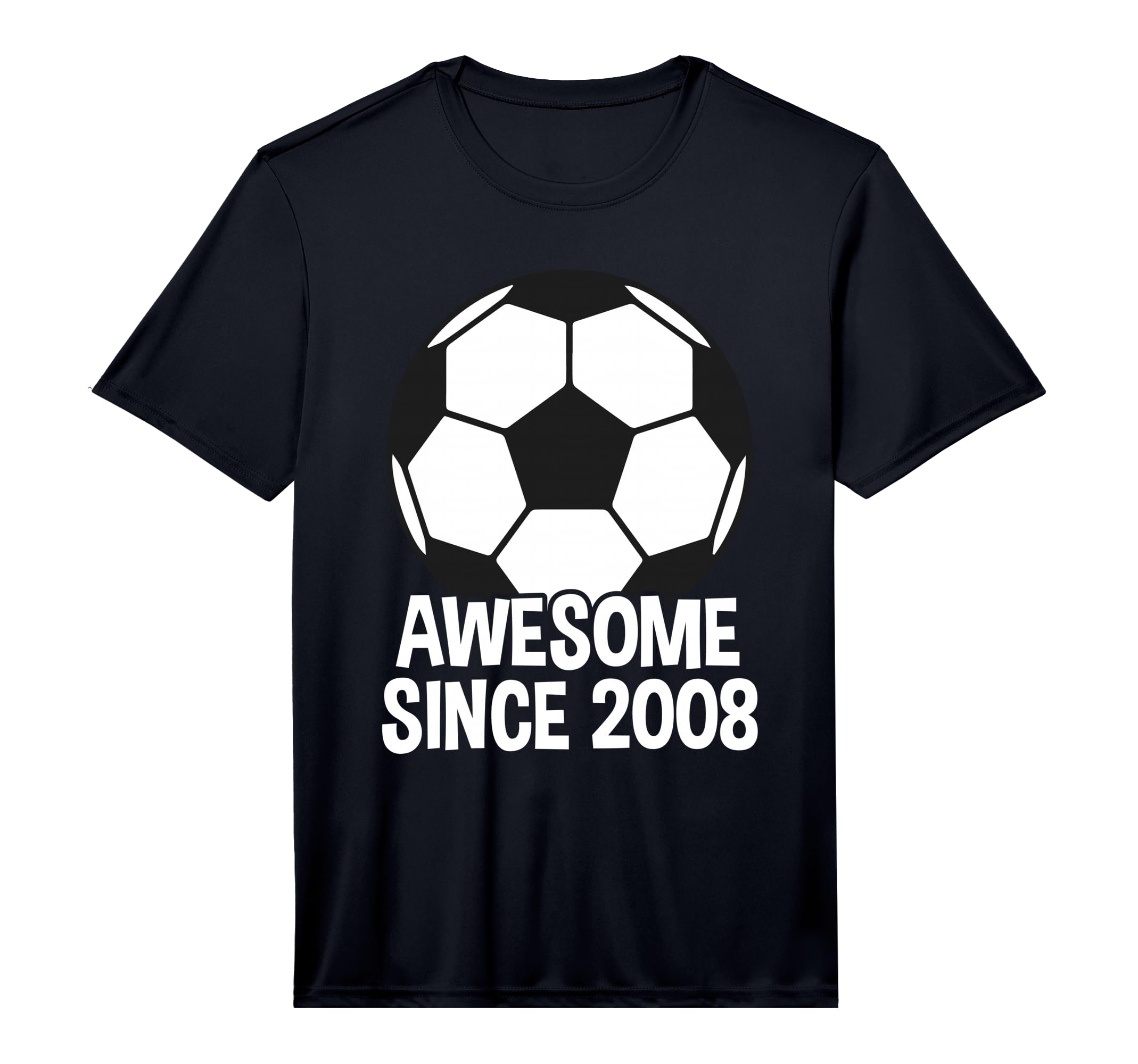 Mens Awesome Since 2008 18Th Birthday T-Shirt - Trendy Graphic for Adults