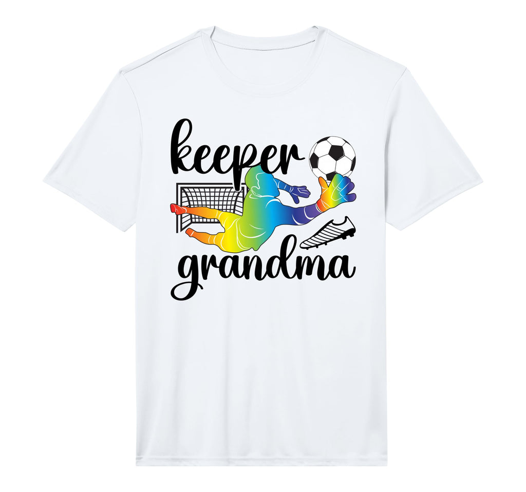 Mens Soccer Keeper Grandma Soccer T-Shirt - Fun Novelty Design Men Women