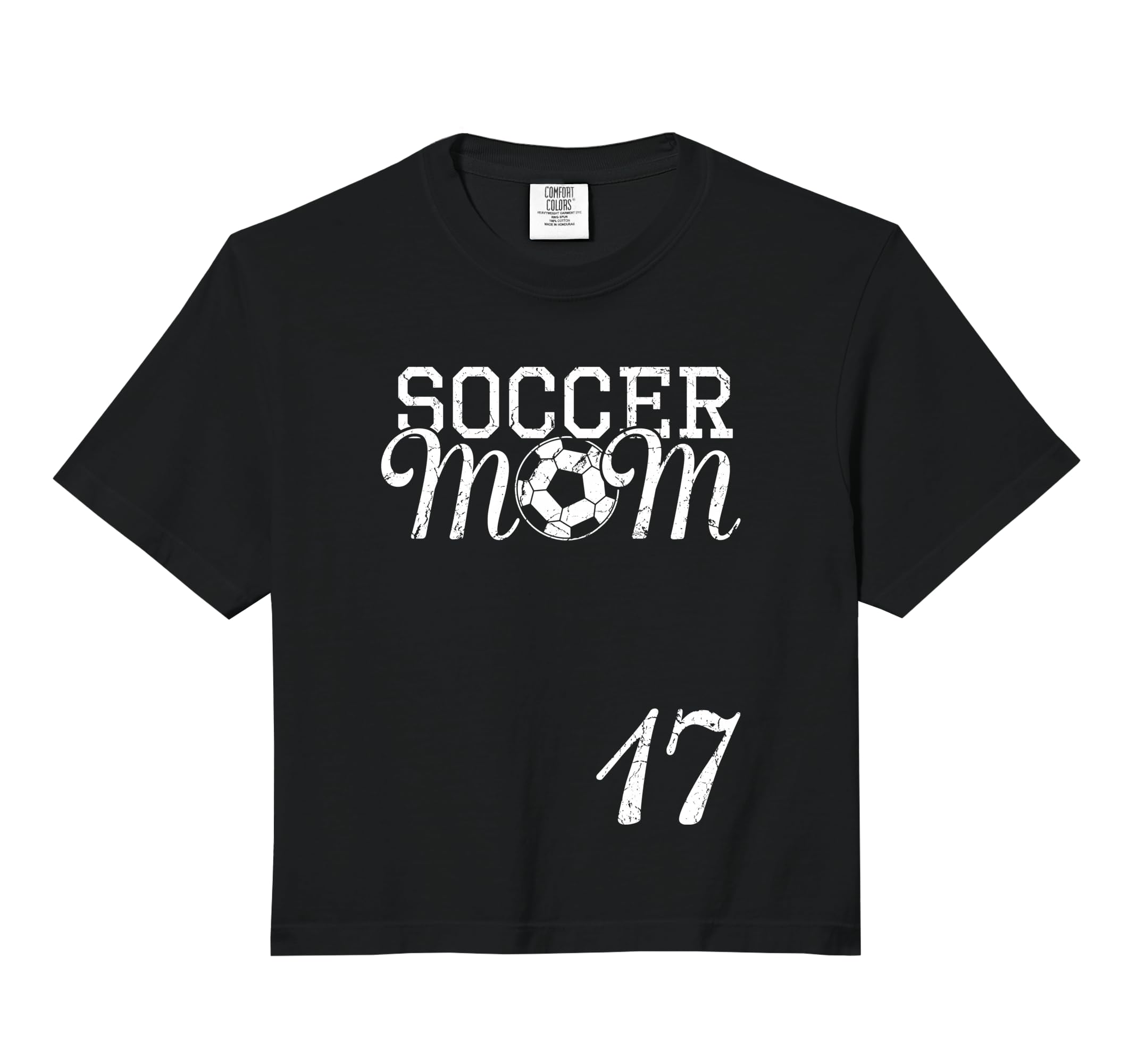 Soccer Mom Jersey Number 17 Favorite T-Shirt - Novelty Apparel Men Women